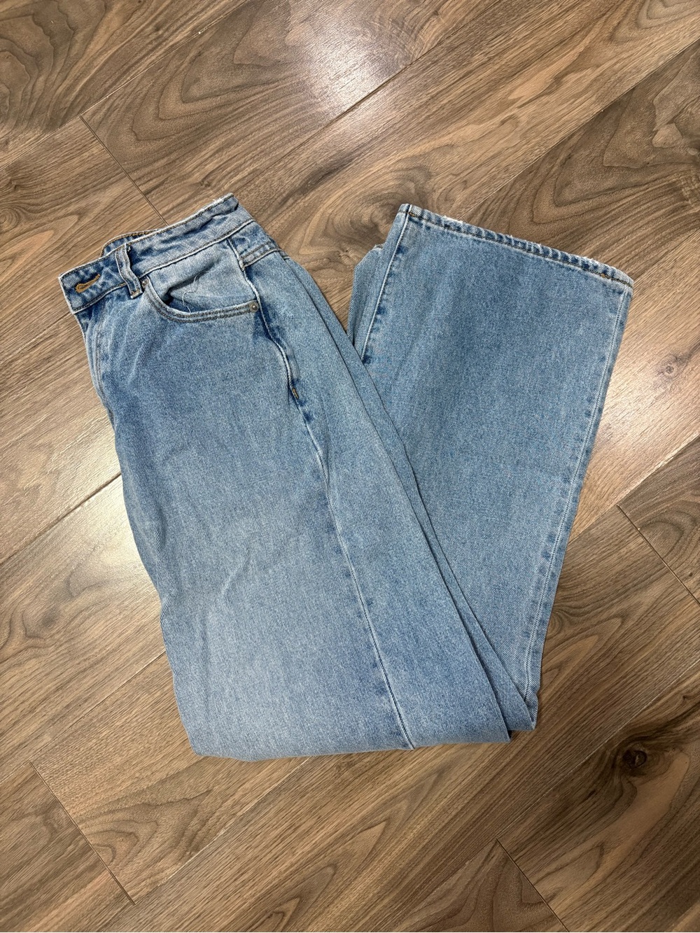 ROLLA'S Light Blue Wide-Leg Jeans